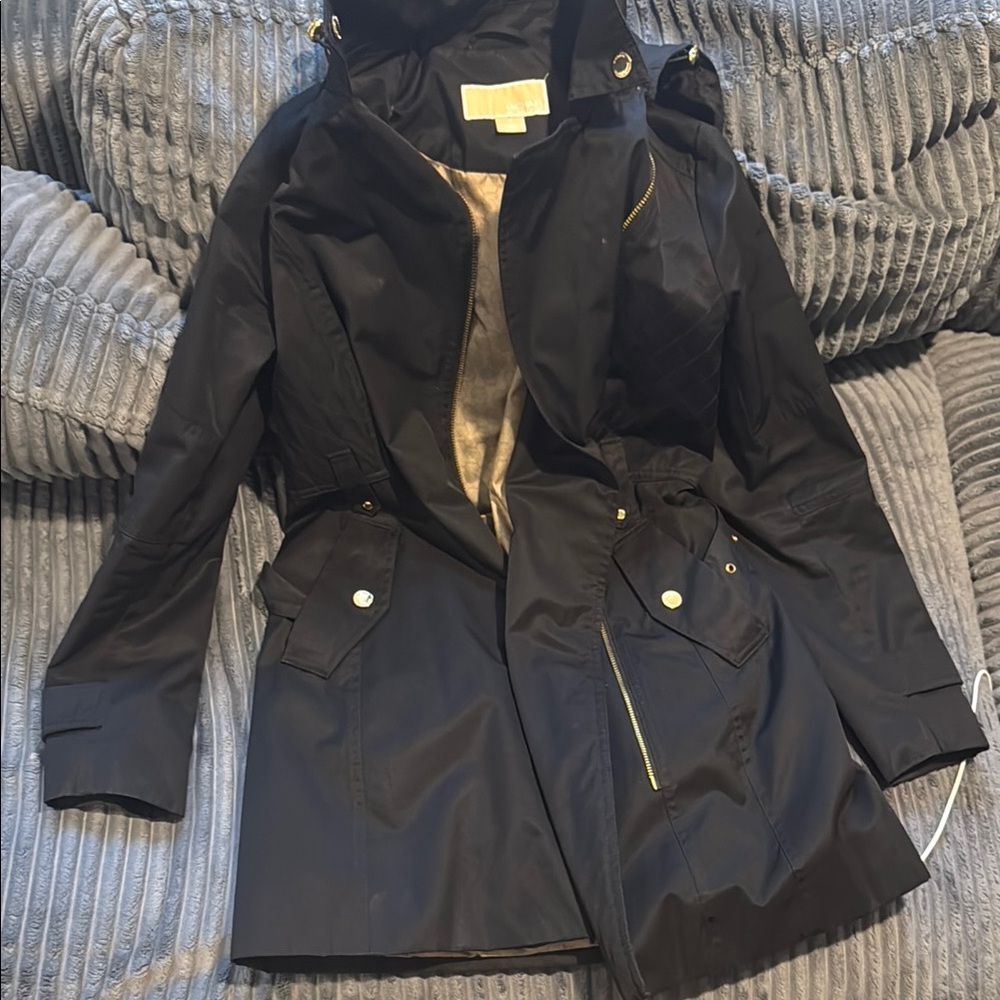 Black Michael Kora Women's  Rain Jacket